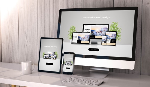 Create a modern and updated website